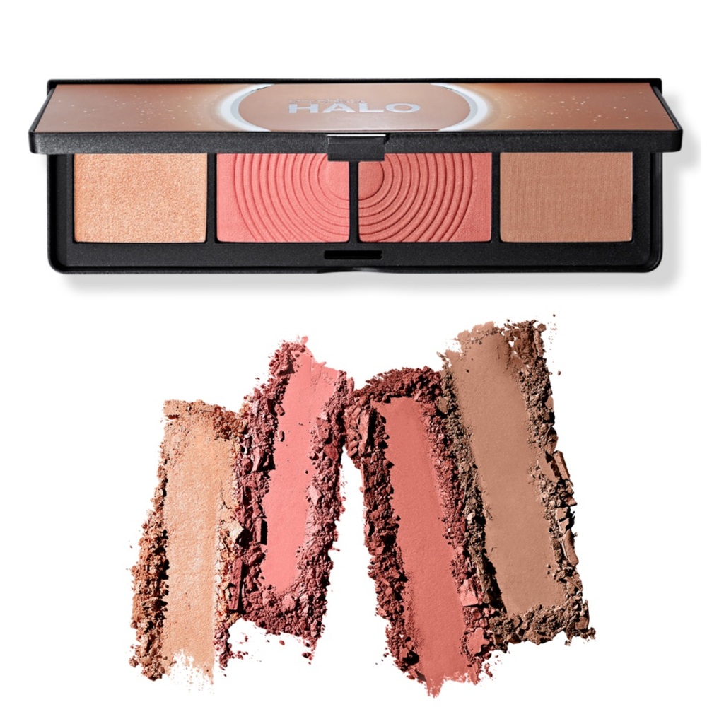 NEW Smashbox Halo Sculpt + Glow Face Palette in Back to a Cali Full Size